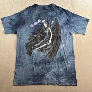 The Mountain Angel Graphic T Shirt Tie Dye Fantasy Print Men's 2XL